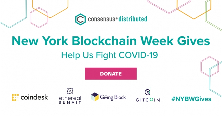 CoinDesk Charity, Blockchain Week, COVID