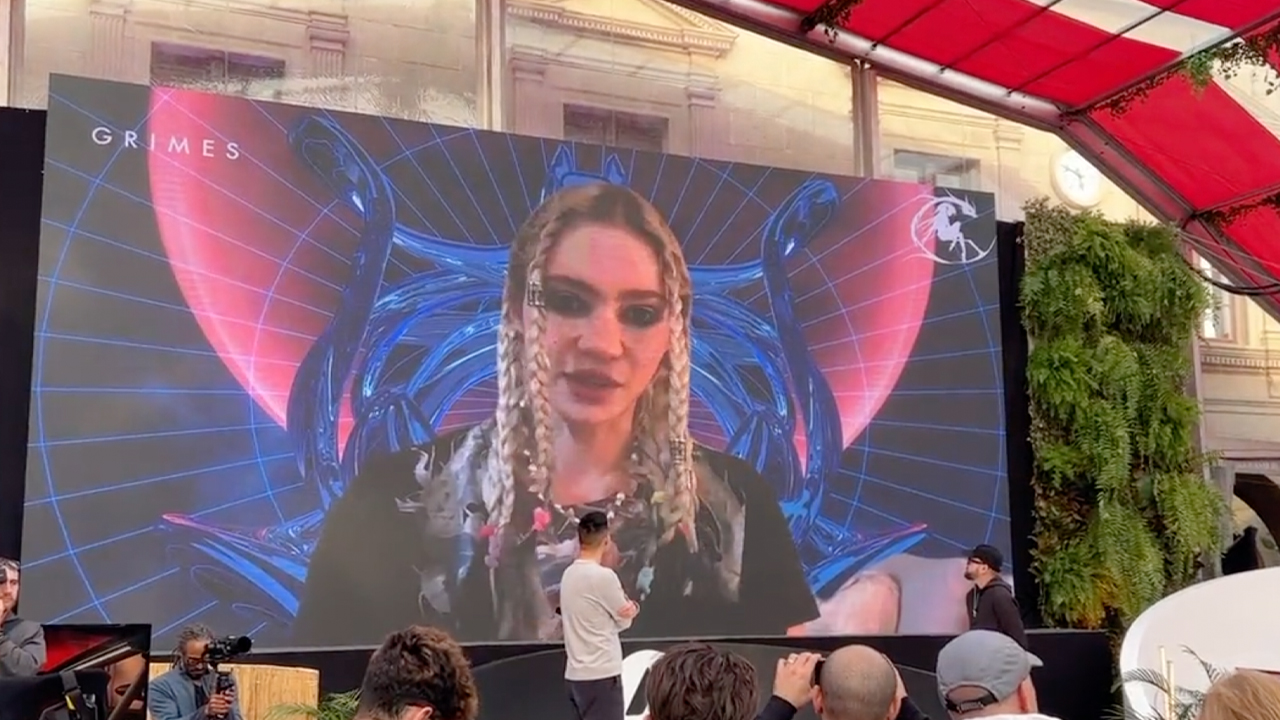 Canadian Musician Grimes Reveals 'Intergalactic Children’s Metaverse Book' at Avalanche Summit